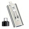 USBDrive - Compact En Duurzame Multi‑Apparaat 4‑In‑1 USB-Flashdrive