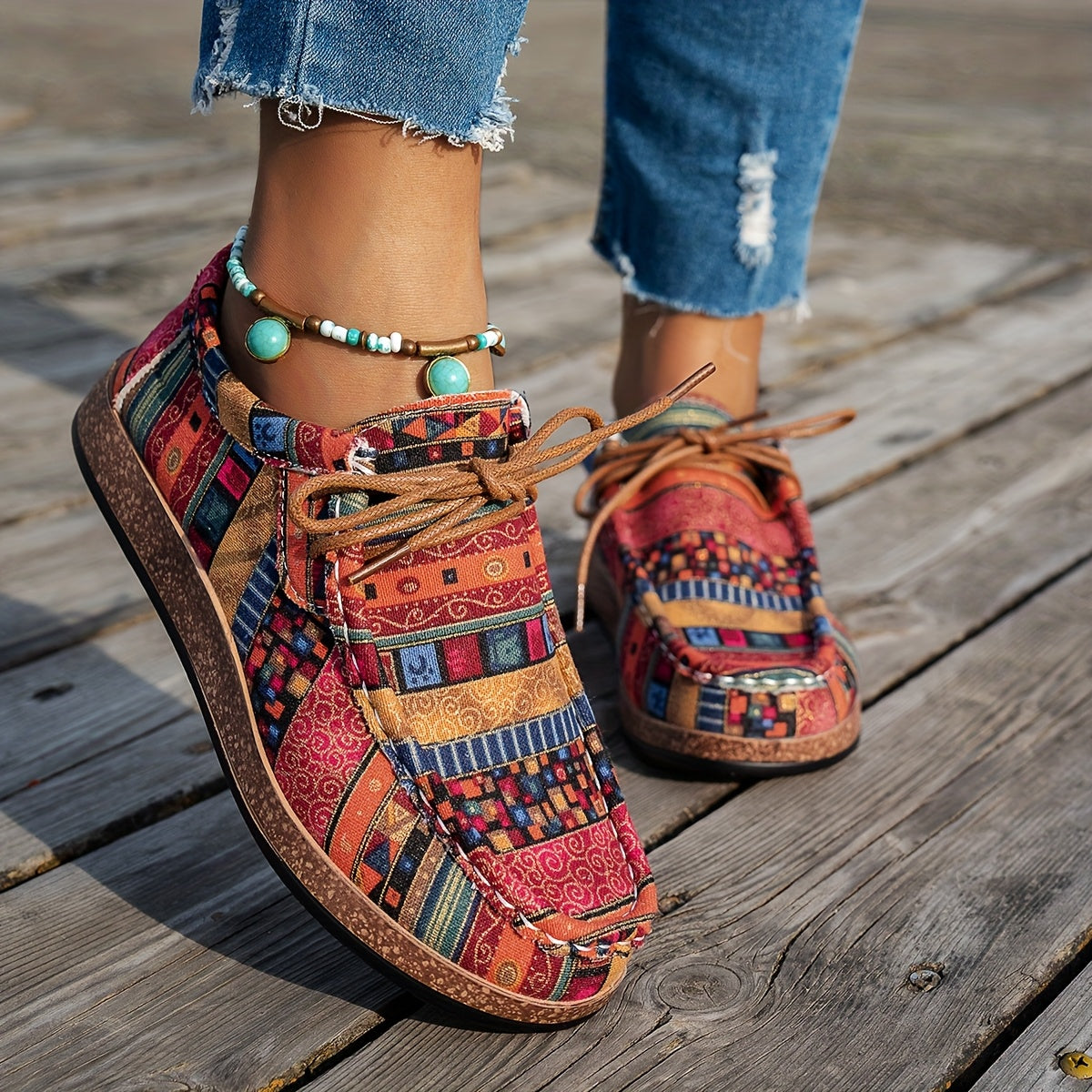Happy™ ColorfulShoes: Stijlvol Modern Design Dames Schoeisel