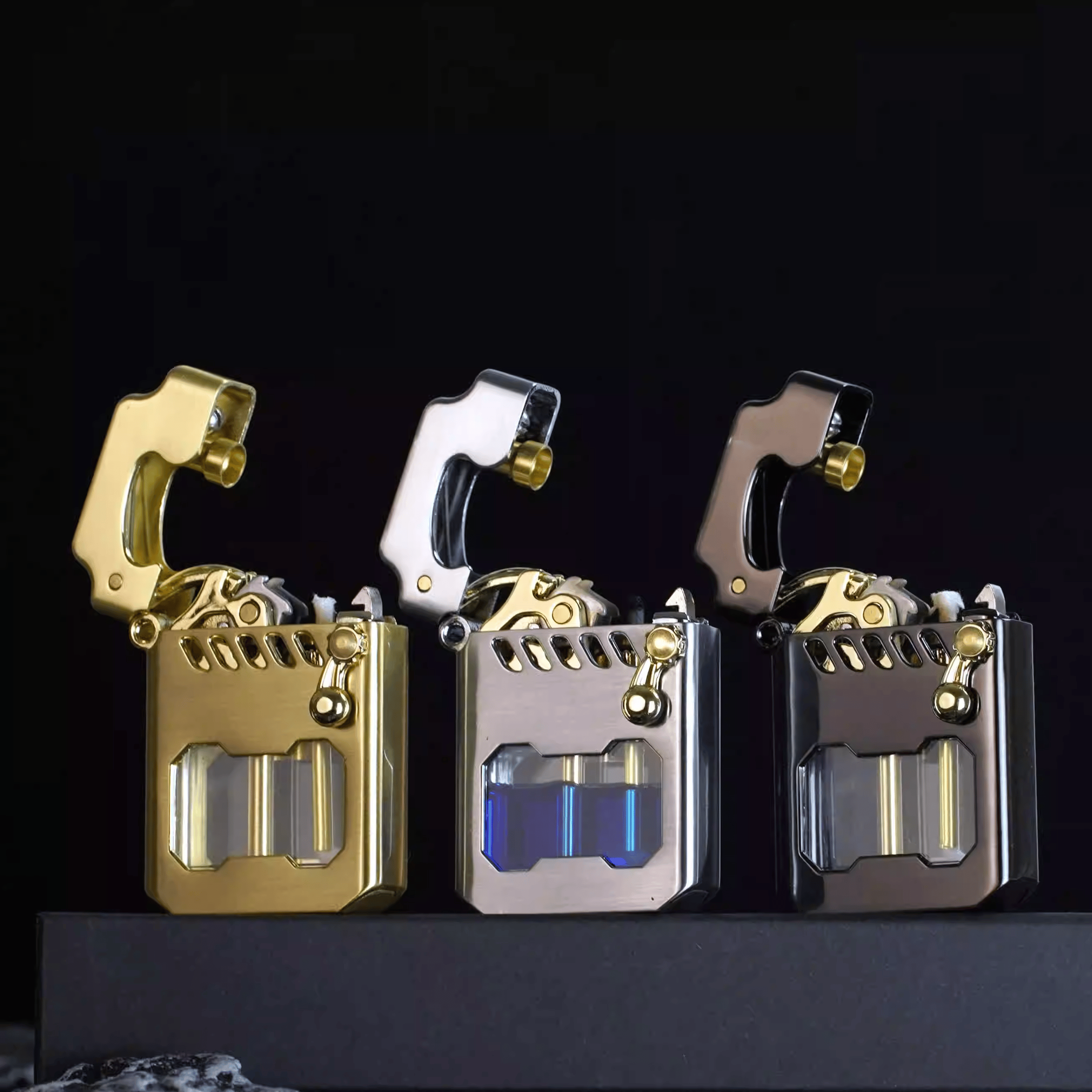 PowerLighter - Krachtige Moderne Design Windbestendige Metalen Aansteker