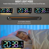 Globetrek° DigitalClock: Groot LED-Scherm Display Digitale Klok