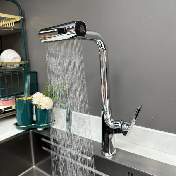 Globetrek° WaterfallFaucet: Strakke Keuken Waterval Kraan