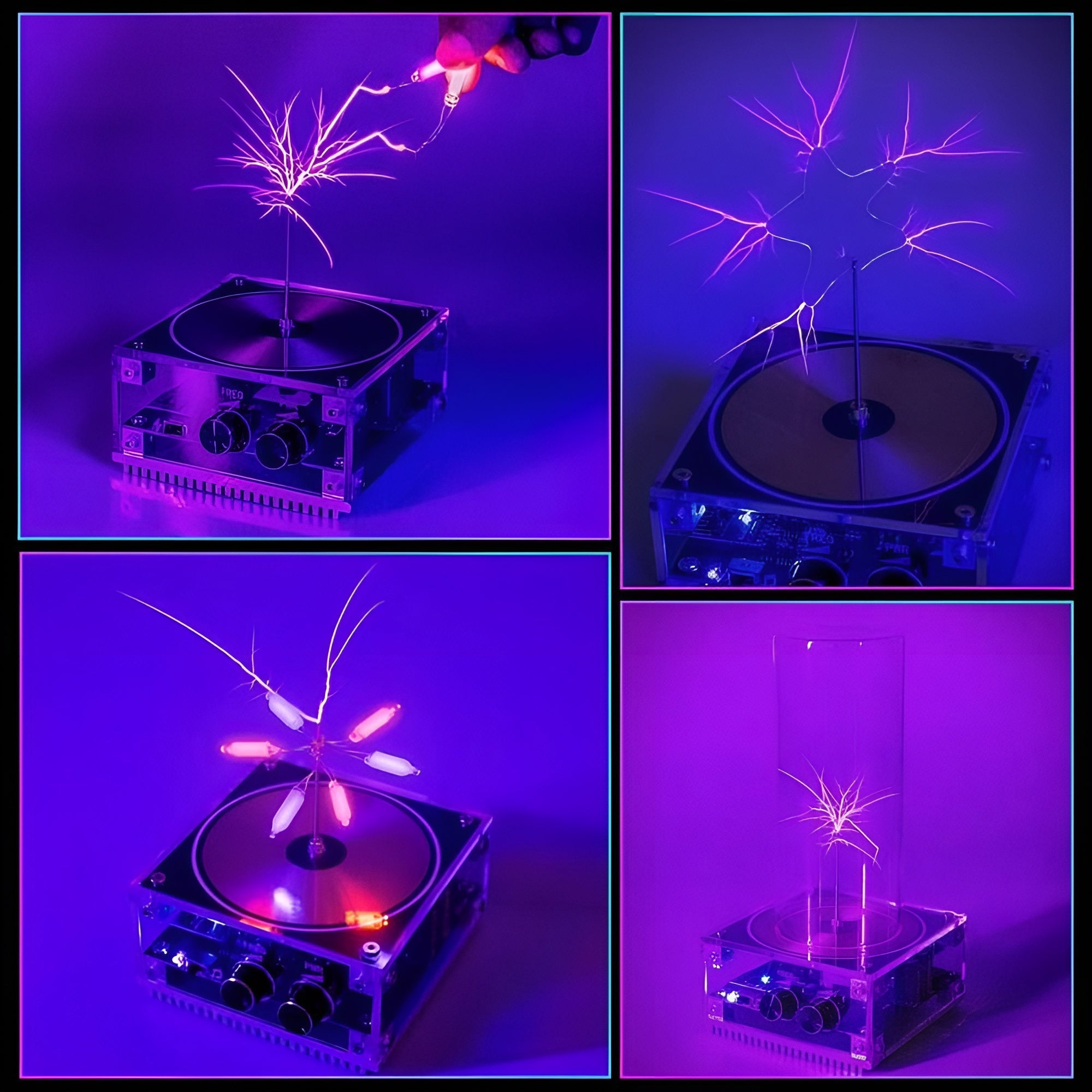 MusicalSpark: Tesla Spoel Elektrisch Muzikaal Vonk En Bliksem Apparaat