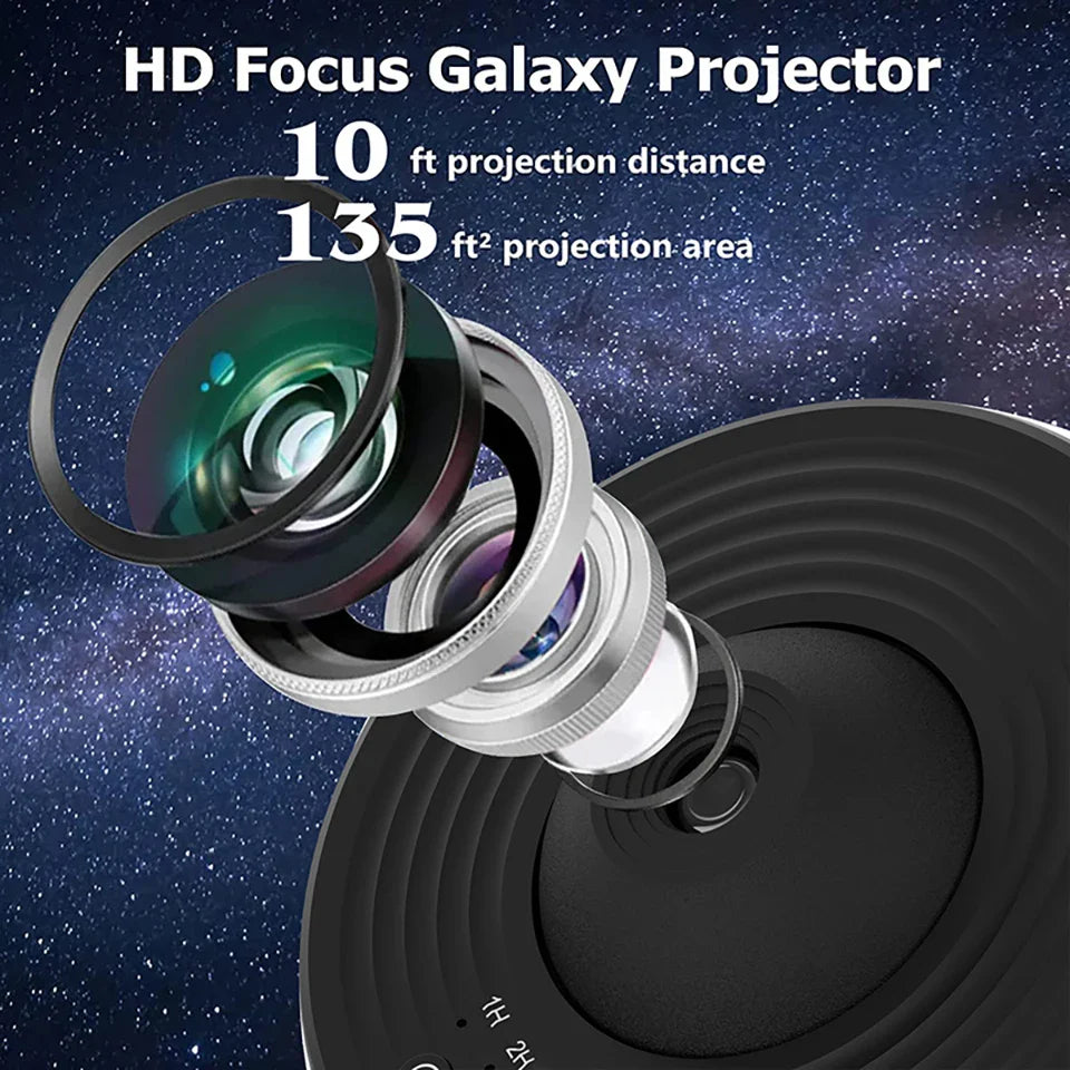 GalaxyProjector - 360° Roterende Galaxy Nacht Licht