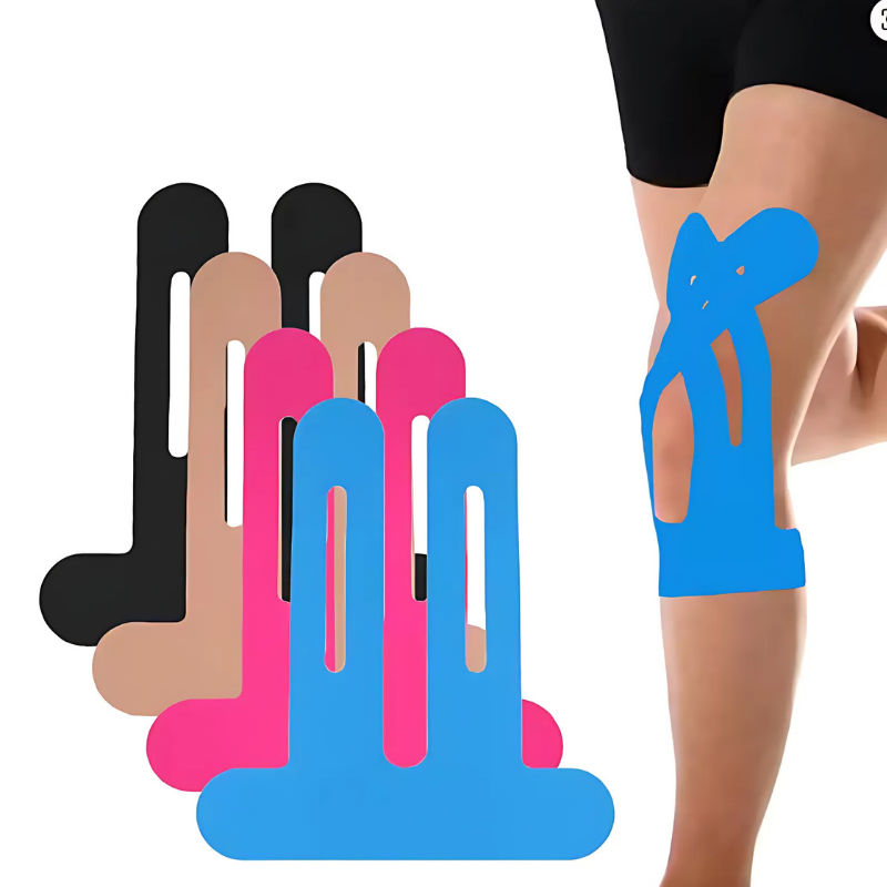 KneeTape: Veiligheid Ondersteuning En Comfort Rekbaar Knie Tape