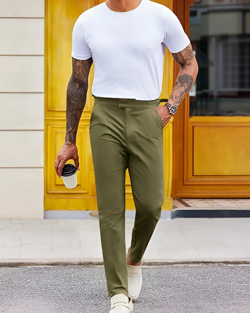 Icone™ AdjustablePants: Slim Fit Heren Verstelbare Broek