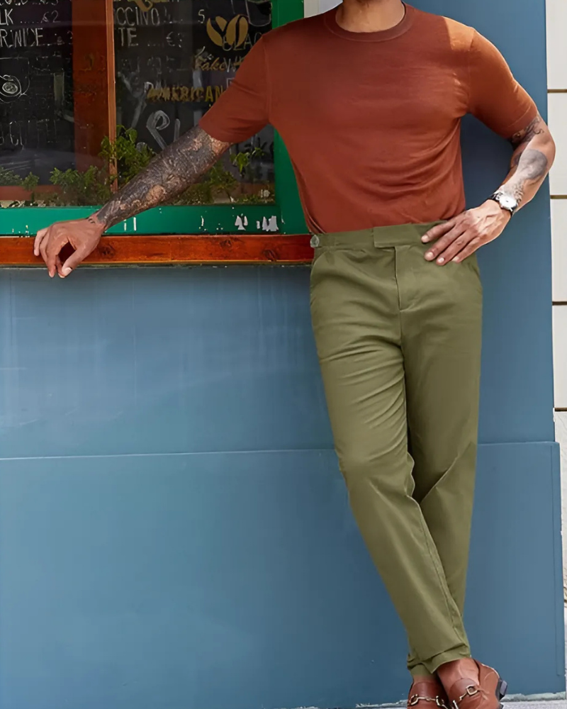 Icone™ AdjustablePants: Slim Fit Heren Verstelbare Broek