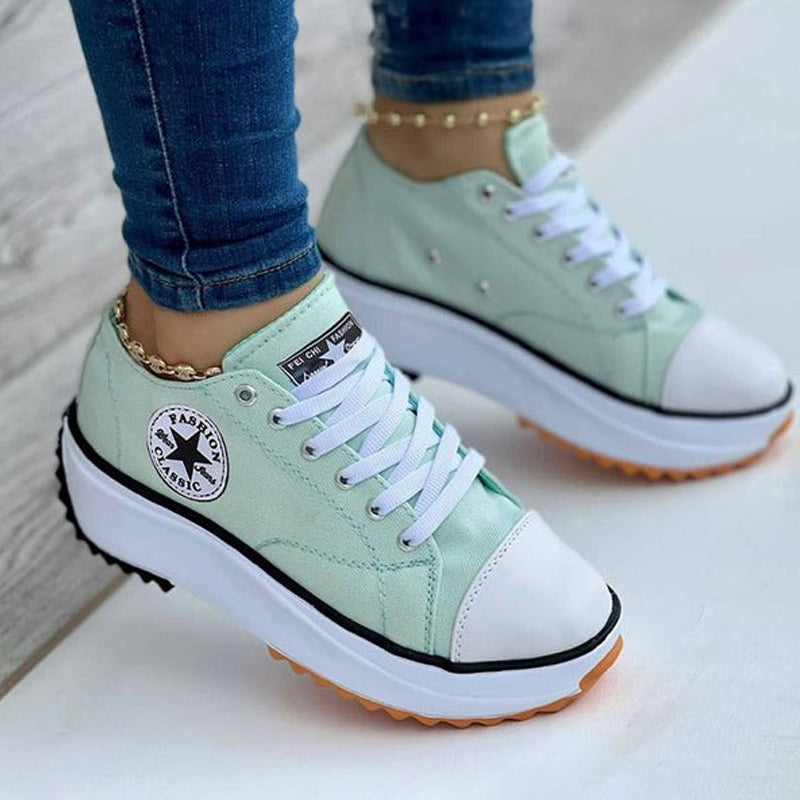 Happy™ ComfySneakers: Comfortabele Mode Sneakers Schoenen Voor Vrouwen