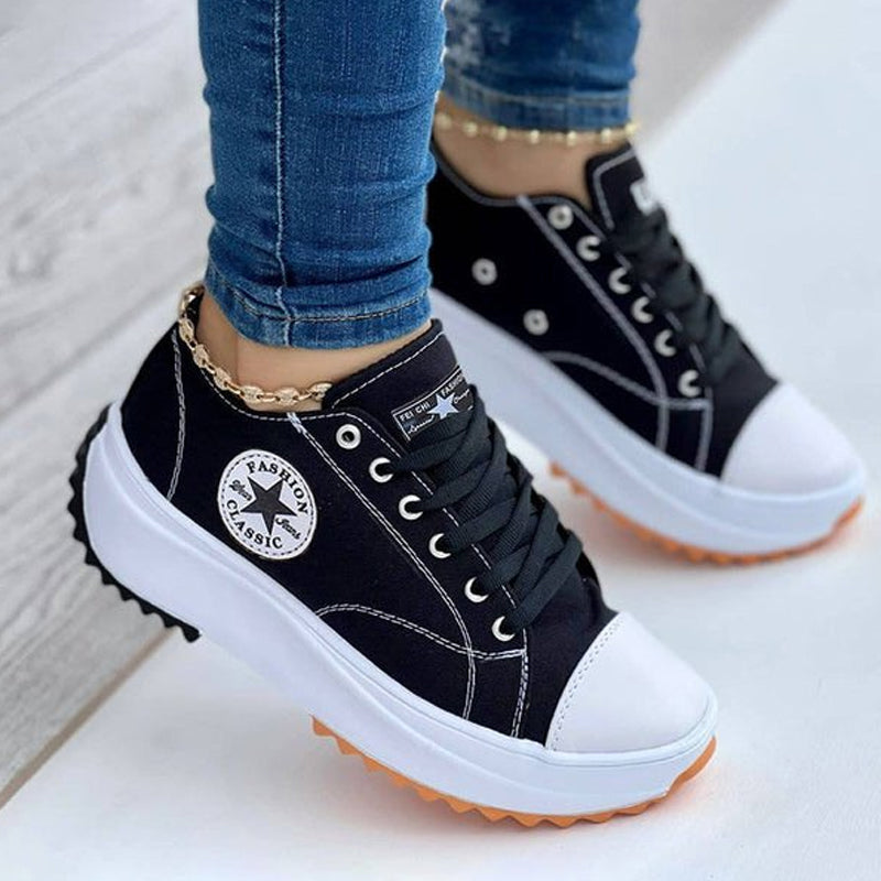 Happy™ ComfySneakers: Comfortabele Mode Sneakers Schoenen Voor Vrouwen