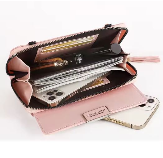 Icone™ WalletBag: Omvormbare Grote Portemonnee Slinger Tas