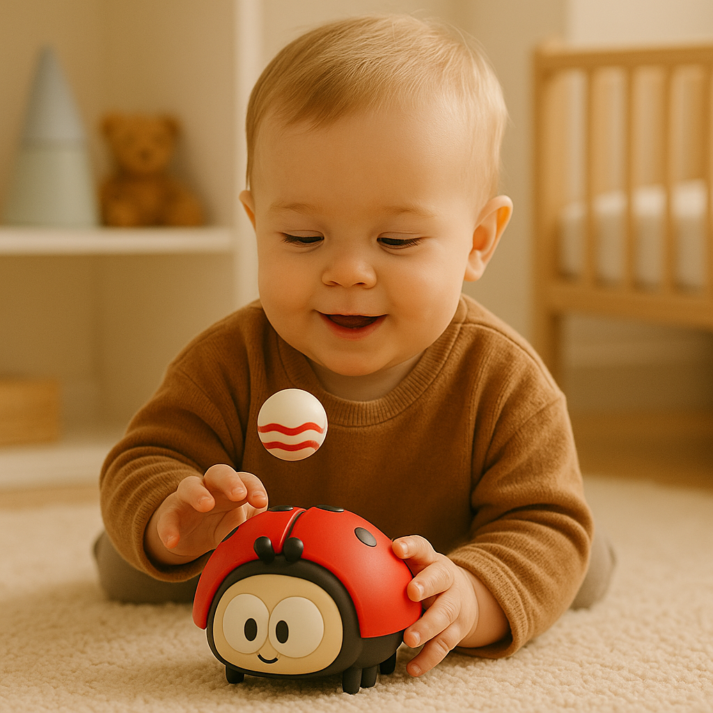 Kletshuts™ LadybugToy: Schattig Kleurrijk Lieveheersbeestje Bal Blazer Kinder Speelgoed