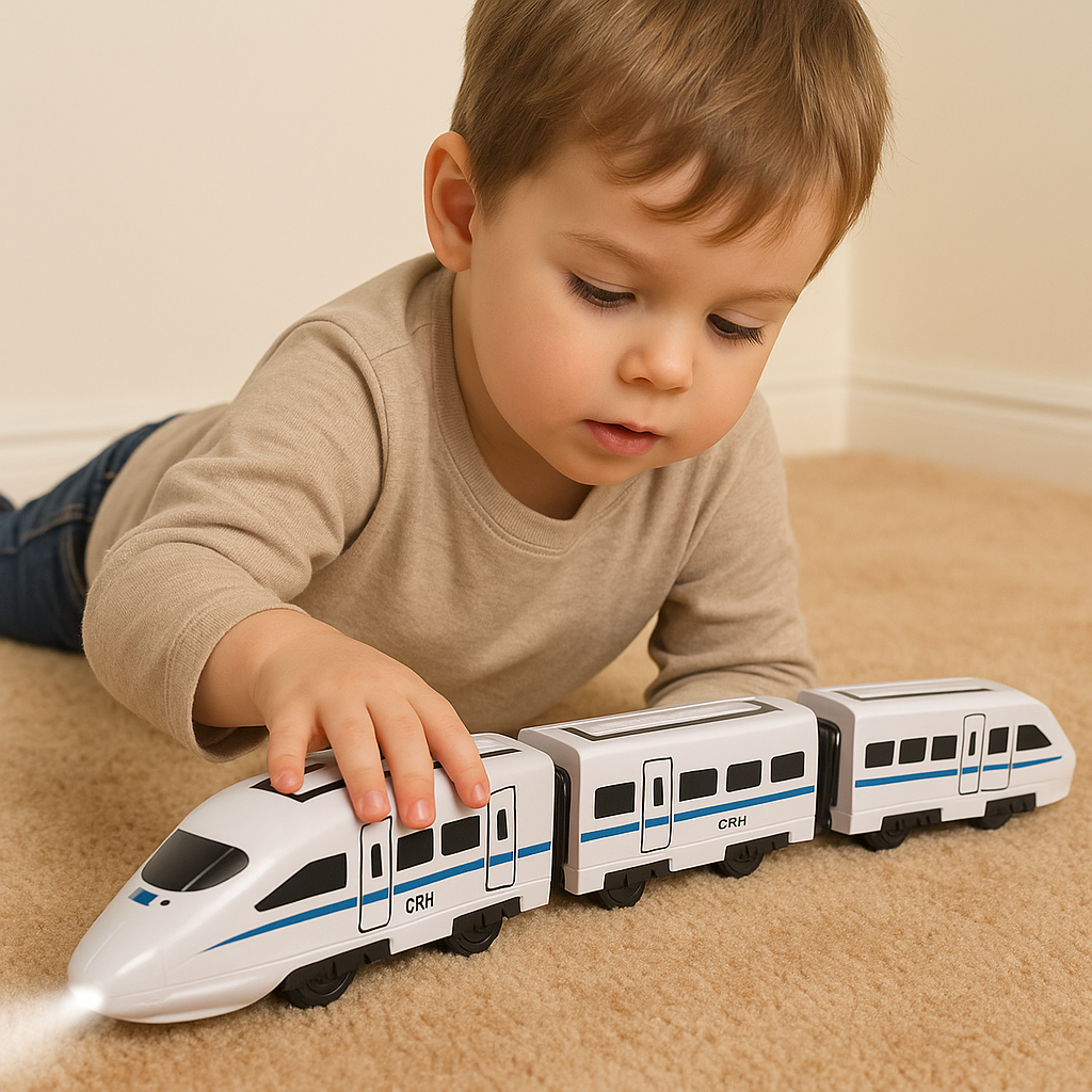 Kletshuts™ TrainToy: Interactief Kinderen Slim Ketting Trein Speelgoed Set
