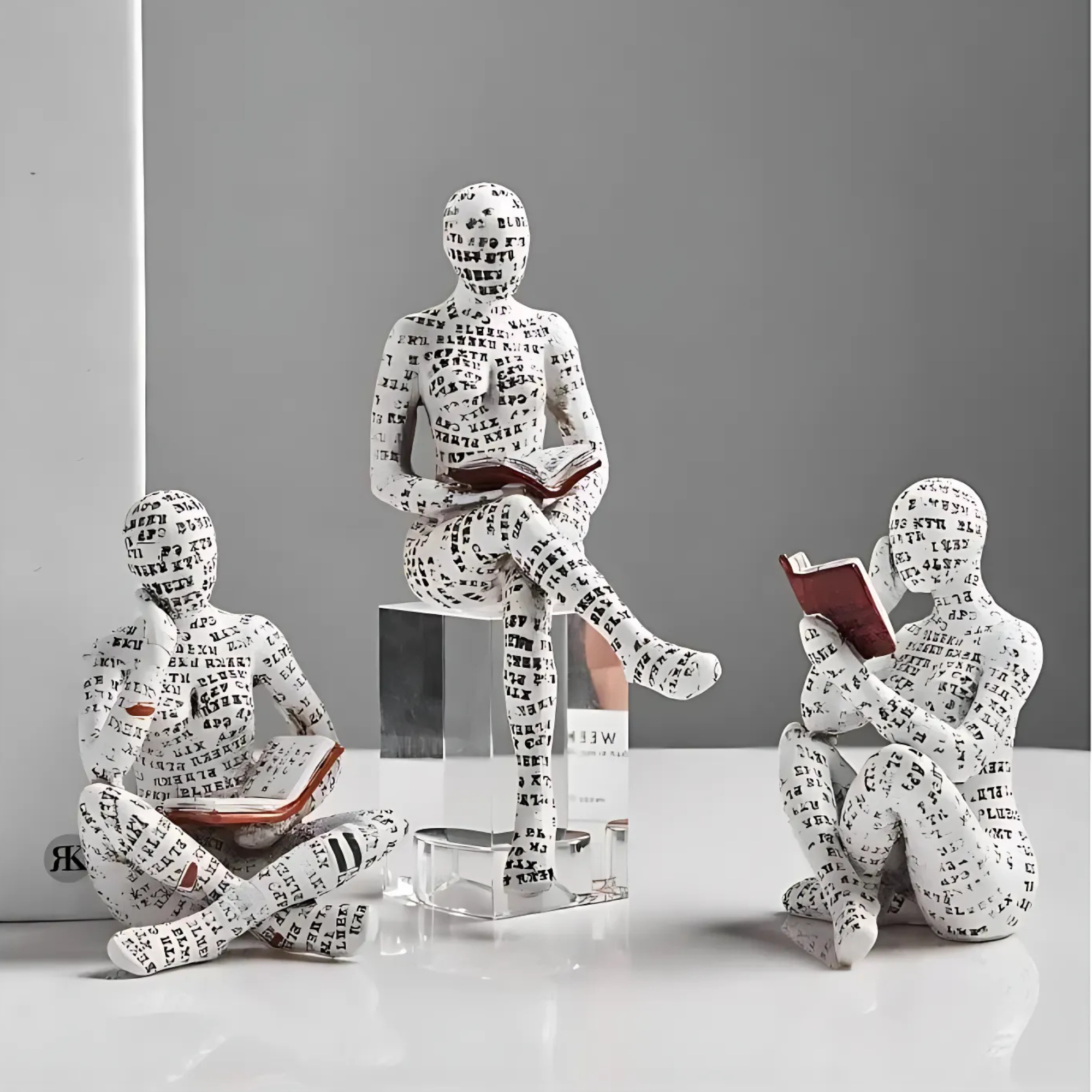 ReaderDecor 1+1 GRATIS: Lectuur Figuur Decor Voor Bureau En Plank Weergave