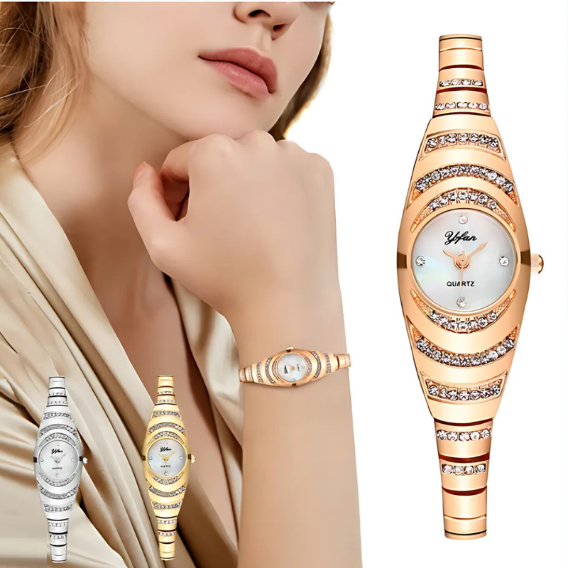 Jewelance™ ElegantWatch: Elegante Moderne Dameshorloge Met Cadeau Doos