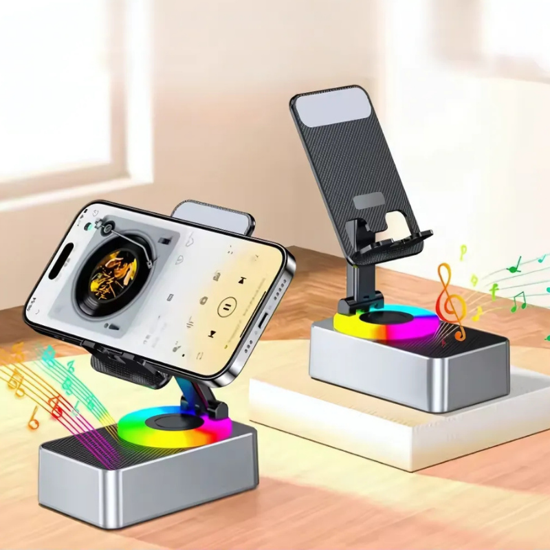 Holder360° PowerSpeaker: 3-in-1 Telefoonhouder Bluetooth-Luidspreker En Draagbare Powerbank