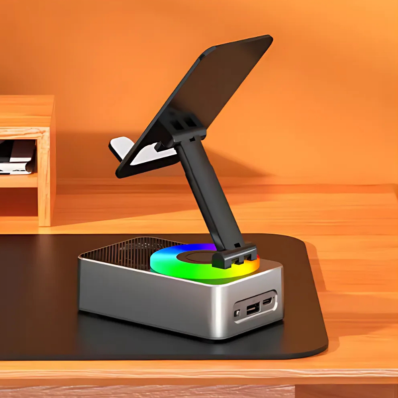 Holder360° PowerSpeaker: 3-in-1 Telefoonhouder Bluetooth-Luidspreker En Draagbare Powerbank