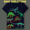 Icone™ DinoShirt: Kinderen Gloeien op De Donker Dinosaur T-shirt