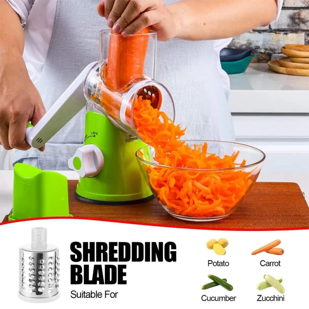 Globetrek° VegetableCutter: Rollend Groente Slicer