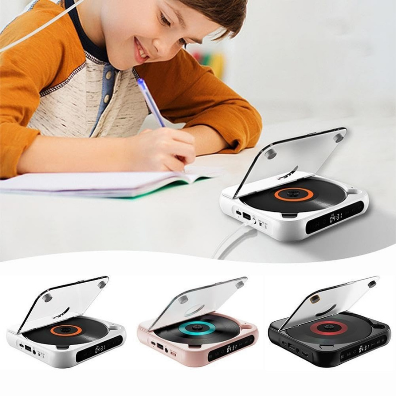 CDPlayer: Draagbaar Bluetooth En Bedraad CD-Speler