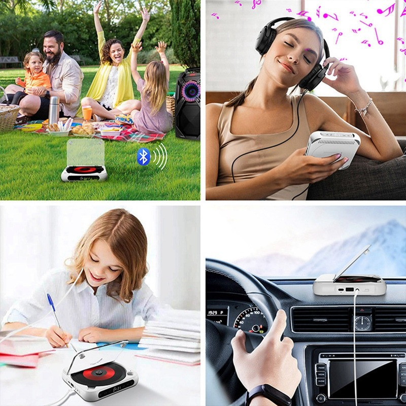 CDPlayer: Draagbaar Bluetooth En Bedraad CD-Speler