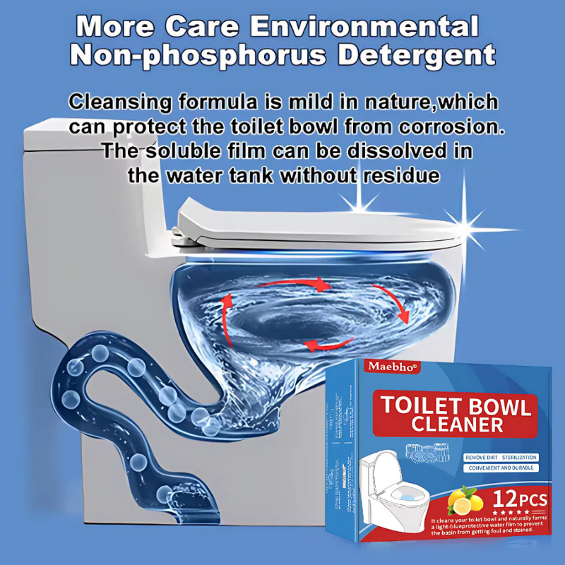 Cleaner Pro° ToiletTablets: Automatische Drop-In Toiletreiniger Tabletten