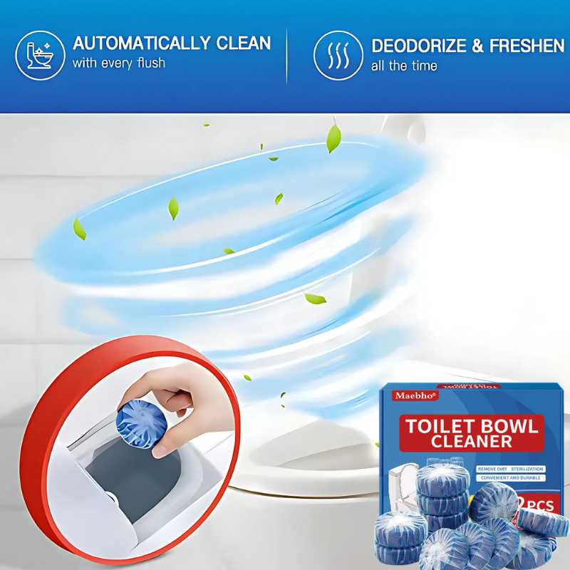 Cleaner Pro° ToiletTablets: Automatische Drop-In Toiletreiniger Tabletten