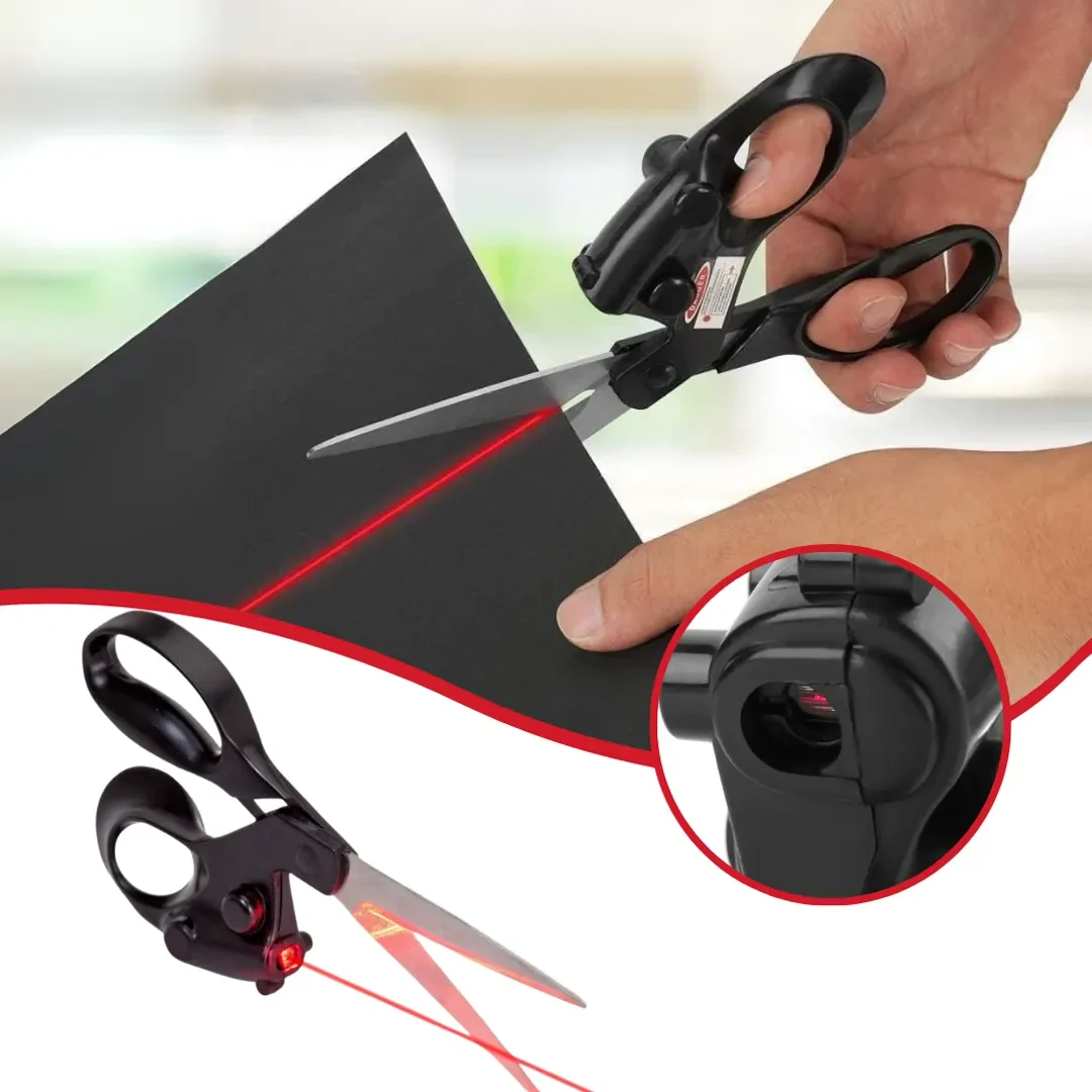 Globetrek° LaserScissors 1+1 GRATIS: Nauwkeurig Snijden Lasergestuurd Multifunctioneel Schaar
