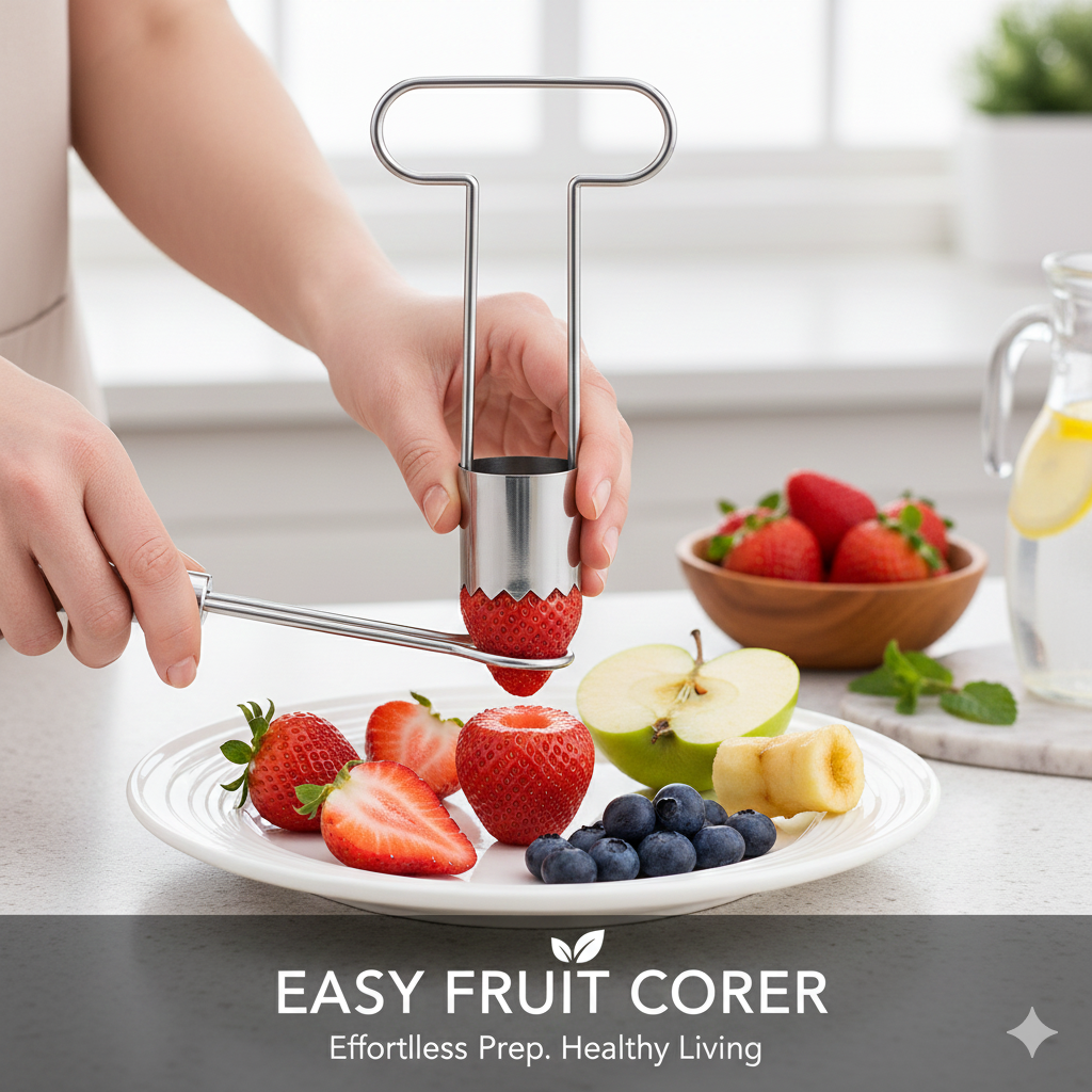 Globetrek° SeedRemover 1+1 GRATIS: Scherp Fruit En Groentezaad En Kernverwijderaar