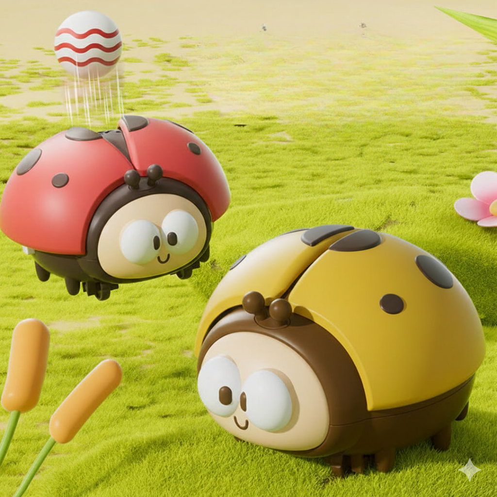 Kletshuts™ LadybugToy: Schattig Kleurrijk Lieveheersbeestje Bal Blazer Kinder Speelgoed