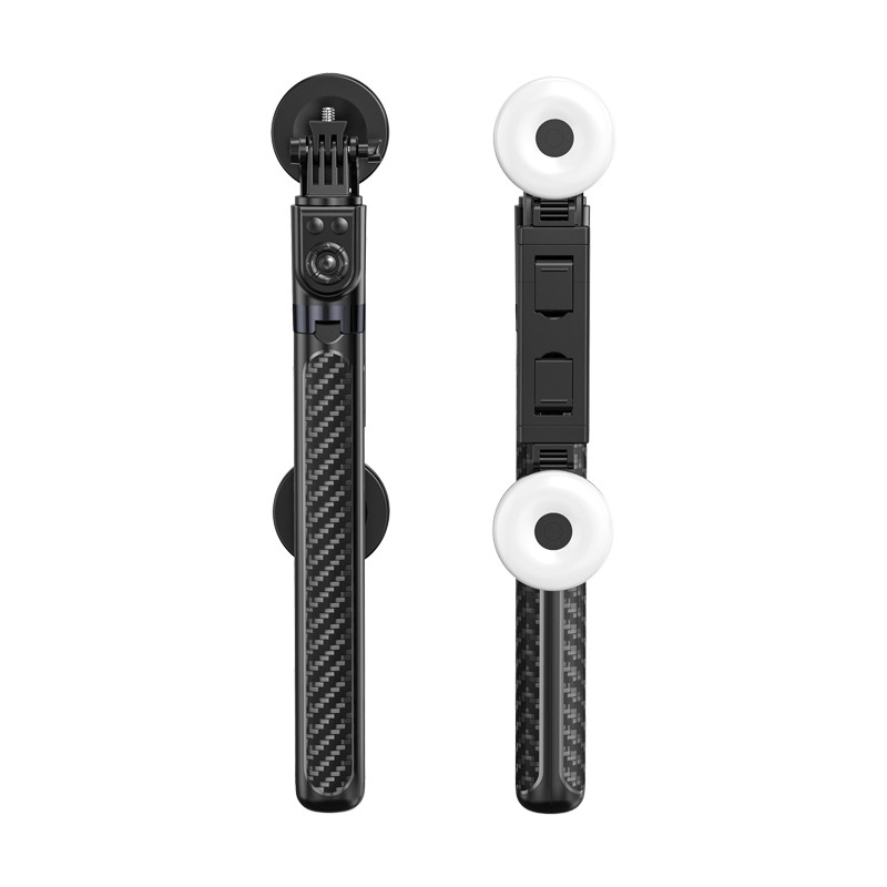 SelfieStick - Duo-Licht Selfie Stok