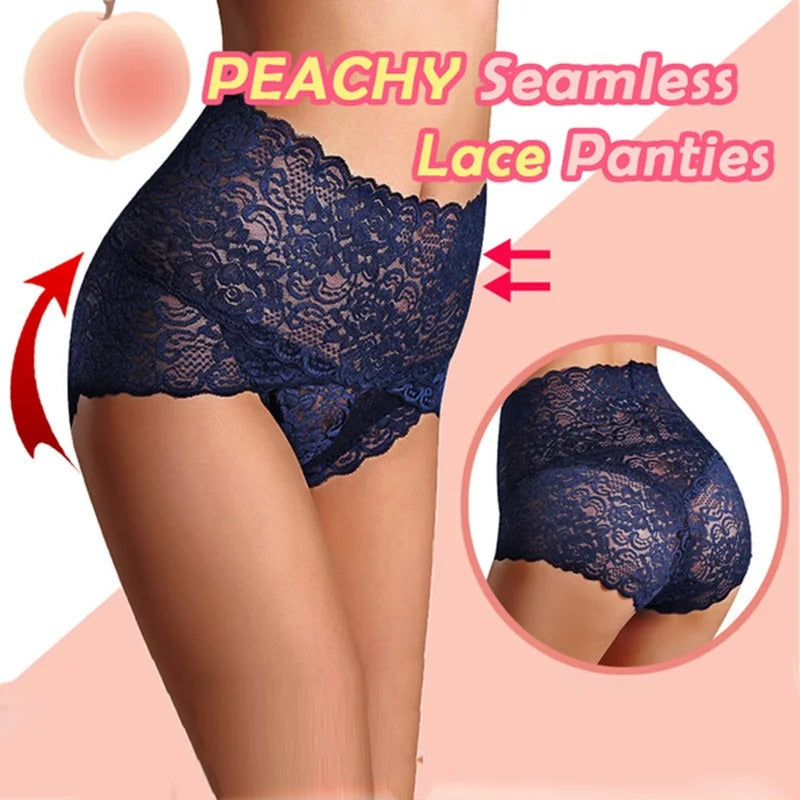 Icone™ LacePanties 1+1 GRATIS: Ademend Hoog Taille Naadloos Kanten Slipje