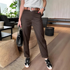 Icone™ ClassyPants: Klassiek Recht Pasvorm Hoge Taille Damesbroek