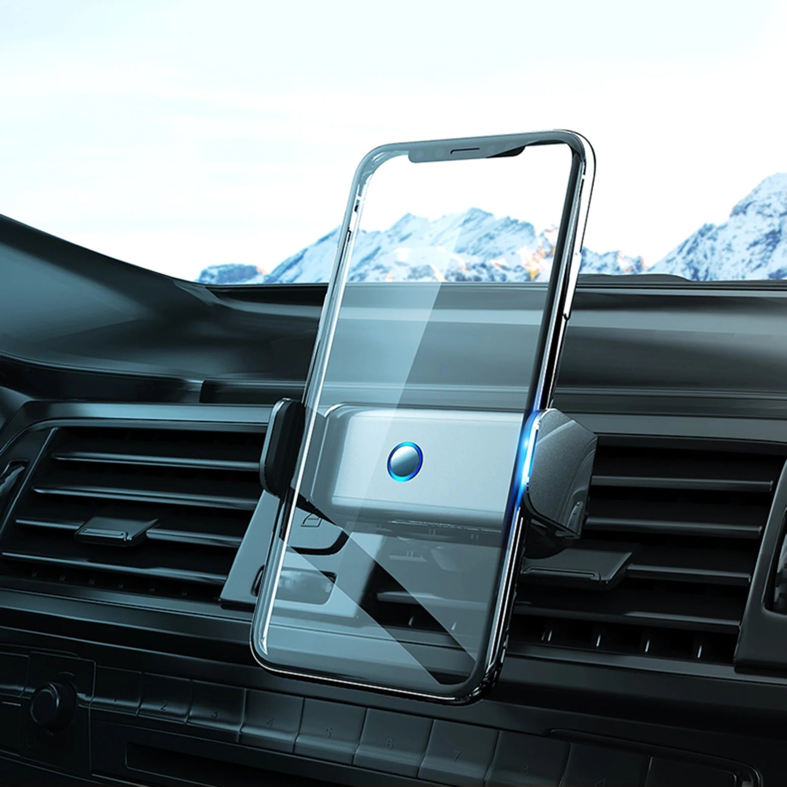Holder360° PhoneClamp: Automatische Klem Dashboard En Ventilatierooster Telefoonhouder