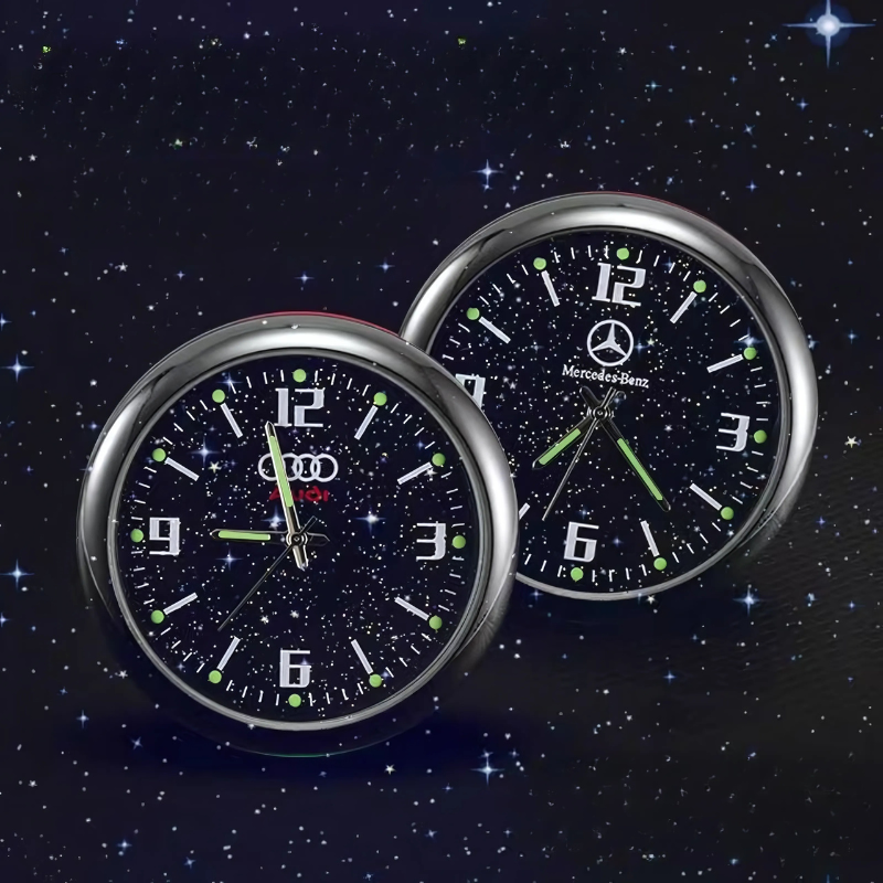 CarClock 1+1 GRATIS: Elegante Quartz-Autoklok Voor Alle Voertuigen