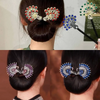 Rose® HairTie 1+1 GRATIS: Stijlvolle Haartie Elegante Vintage Kristallen Paardenstaart Draai-Houder