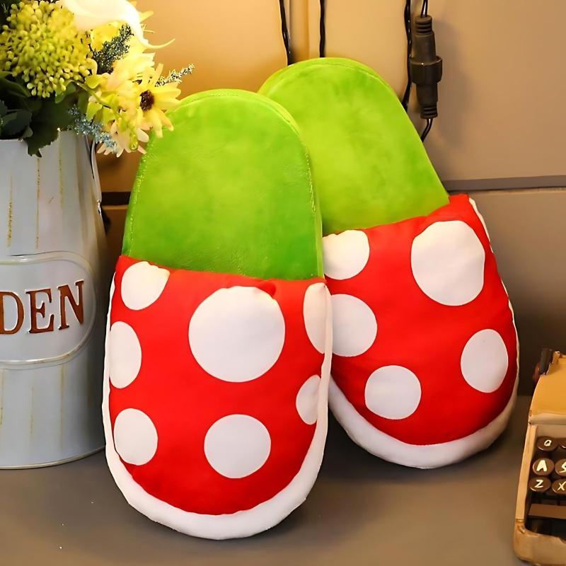 Happy™ MushroomSlippers: Gezellige En Comfortabele Paddestoel Pantoffels