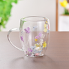 CrystalMug - Dubbel Gelaagd Creatief Glas Mokken