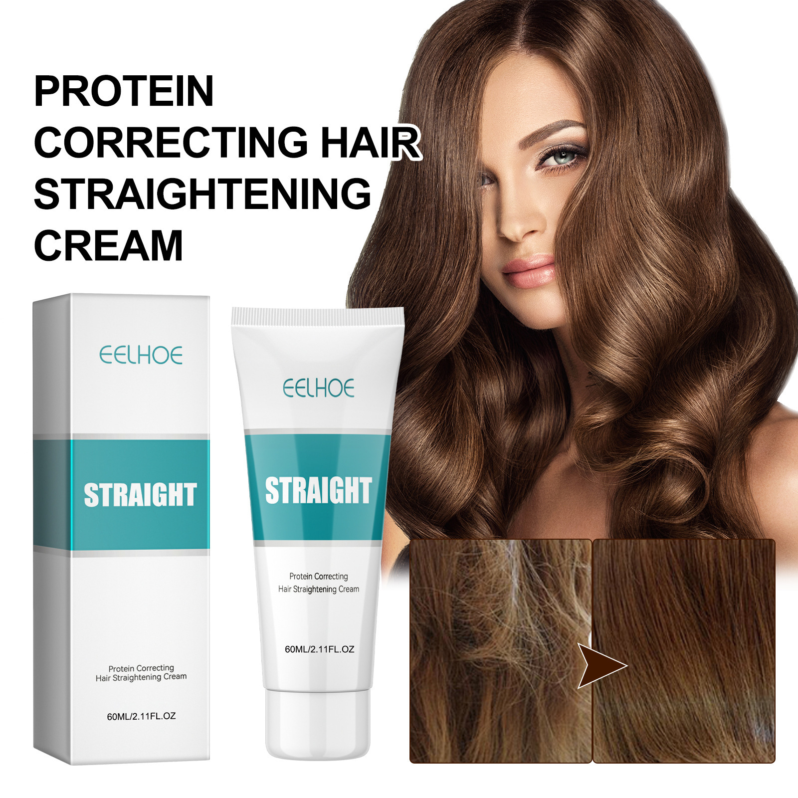 Rose® ShineStraight 1+1 GRATIS: Pluisvrij Glans En Stijl Haarcrème