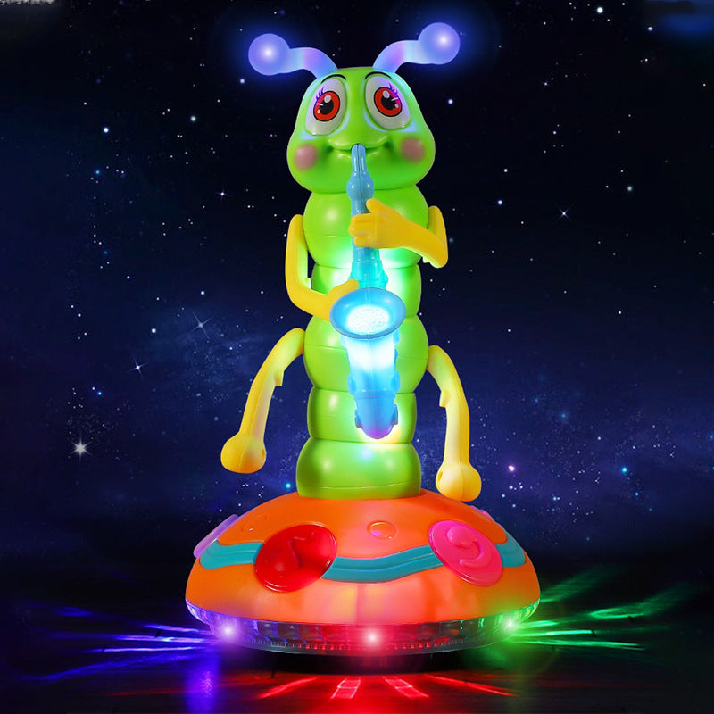 Kletshuts™ CaterpillarToy: Interactieve Lichten En Muziek Rups Kinderen Spelen Speelgoed