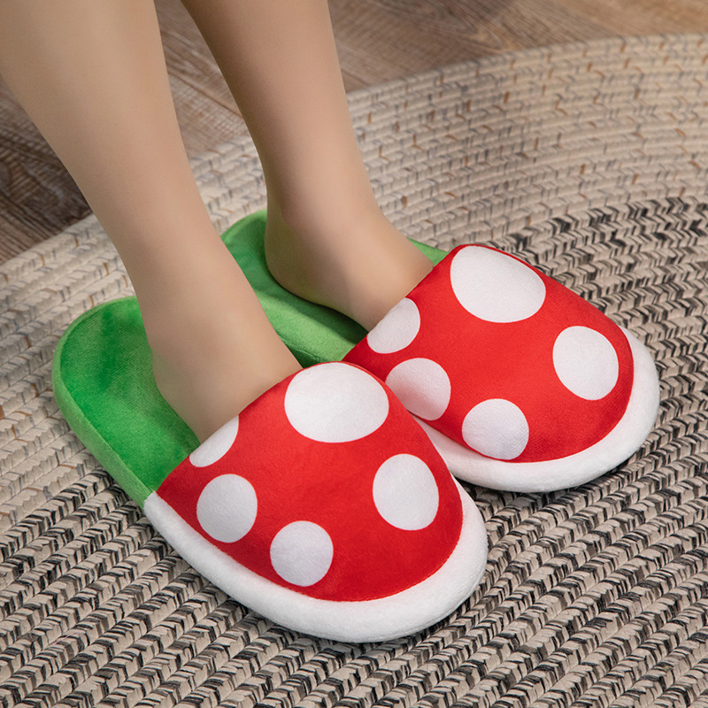 Happy™ MushroomSlippers: Gezellige En Comfortabele Paddestoel Pantoffels