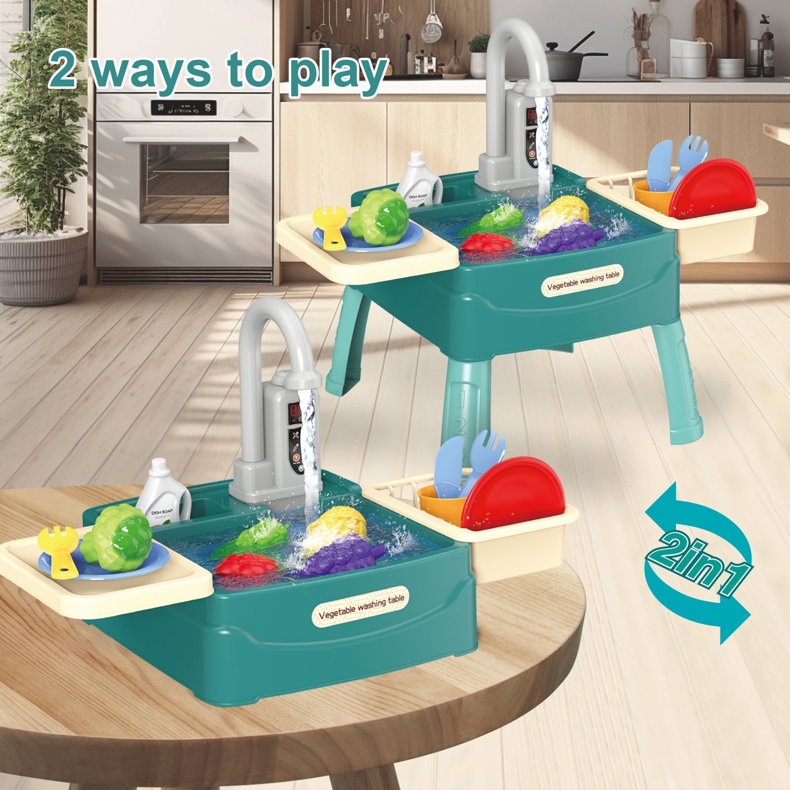 Kletshuts™ KitchenToy: Interactief Kinderen Keuken Spelen Speelgoed Set