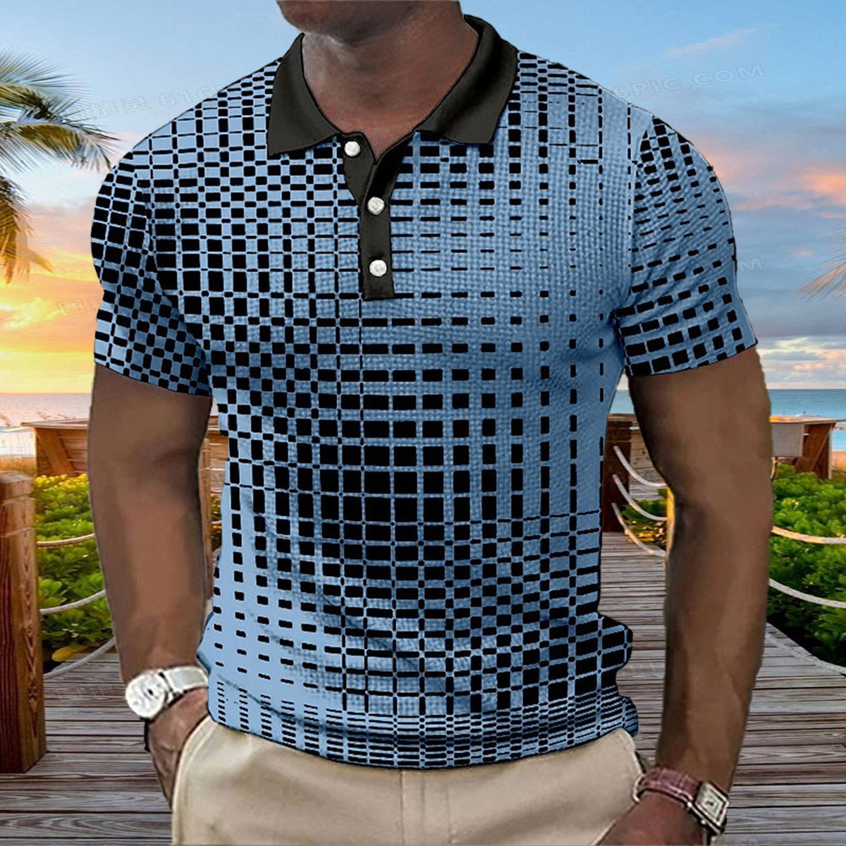 Icone™ Poloshirt 1+1 GRATIS: Comfortabel Klassiek Moderne Pasvorm Poloshirt