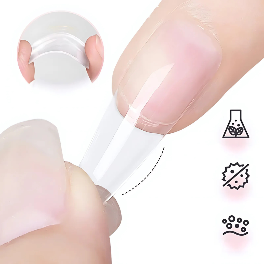 NailClear 1+1 GRATIS - 3 In 1 Transparante Nagelverharder En Verlengingsgel