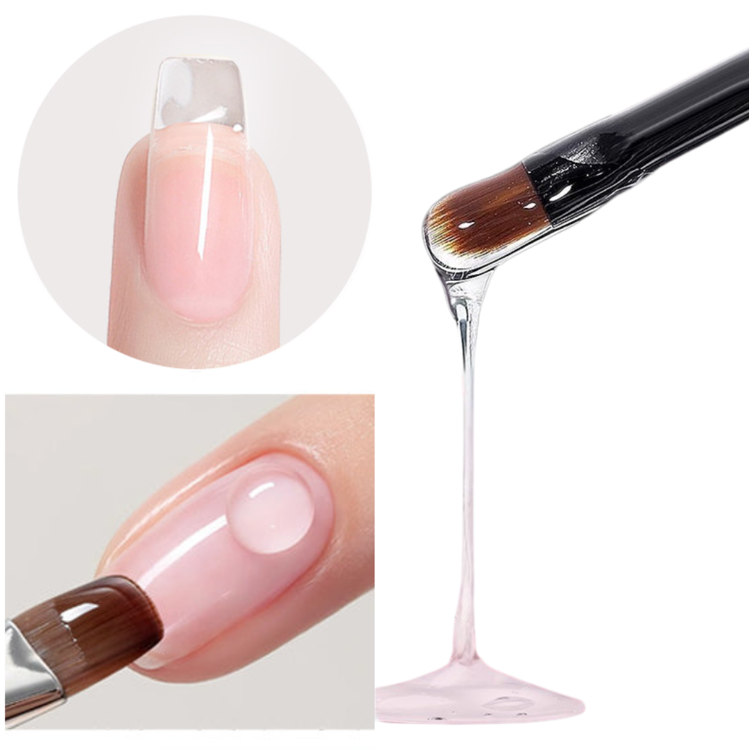 NailClear 1+1 GRATIS - 3 In 1 Transparante Nagelverharder En Verlengingsgel