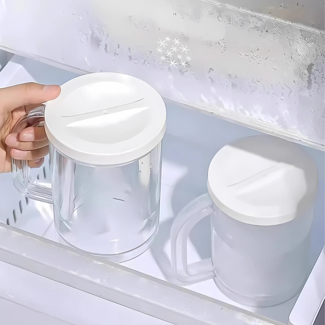 Globetrek° IceMug 1+1 GRATIS: Dubbele Laag Snel Ijs IJs Koel Vriezer Mok