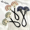 Rose® HairTie 1+1 GRATIS: Stijlvolle Haartie Elegante Vintage Kristallen Paardenstaart Draai-Houder