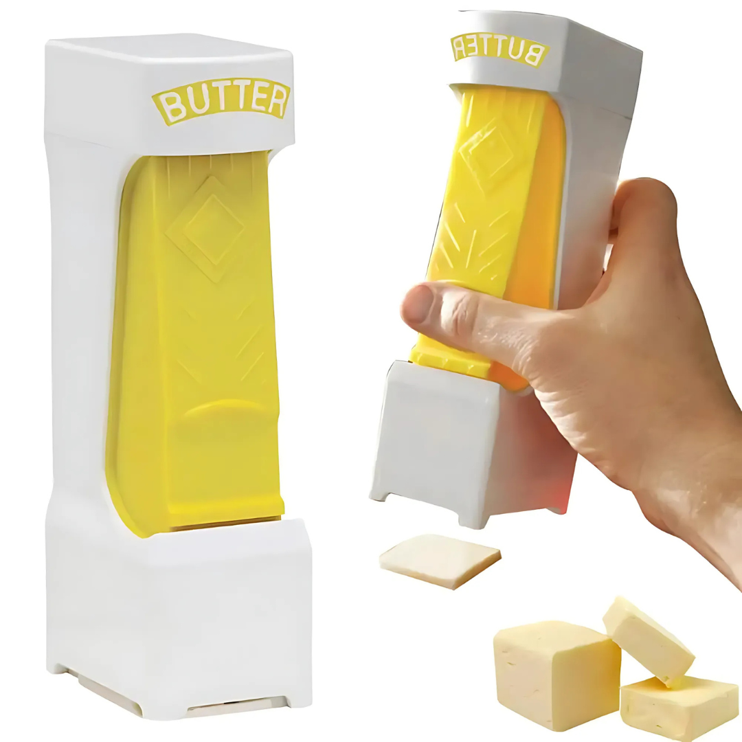 Globetrek° ButterSlicer: Gemakkelijk Eén Klik Boter Snijmachine Keuken Gereedschap