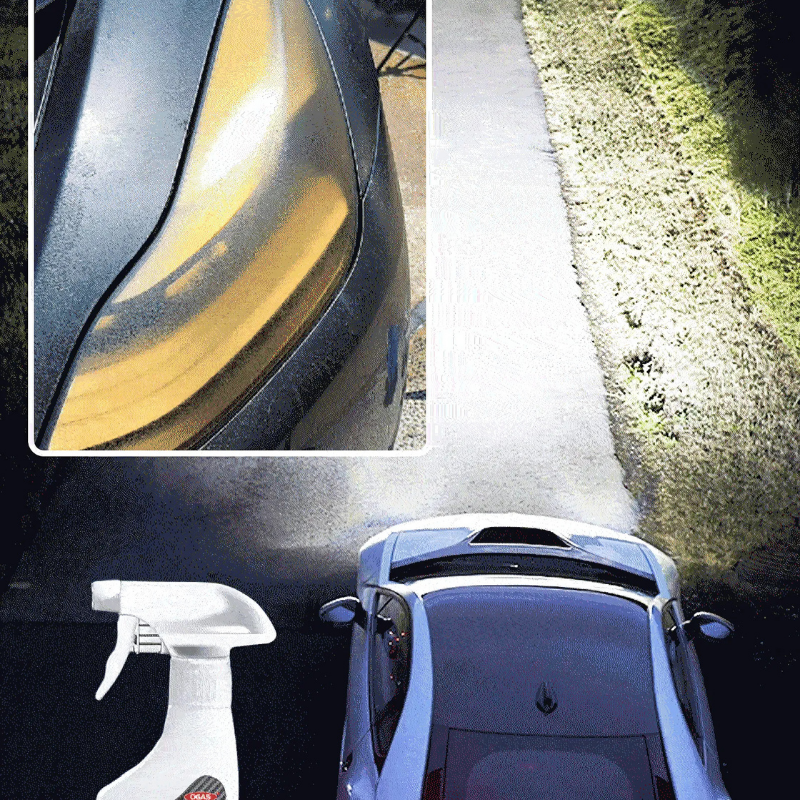 HeadlightSpray 1+1 GRATIS: Eenvoudig Te Gebruiken Autokoplamp Reinigings Spray Set