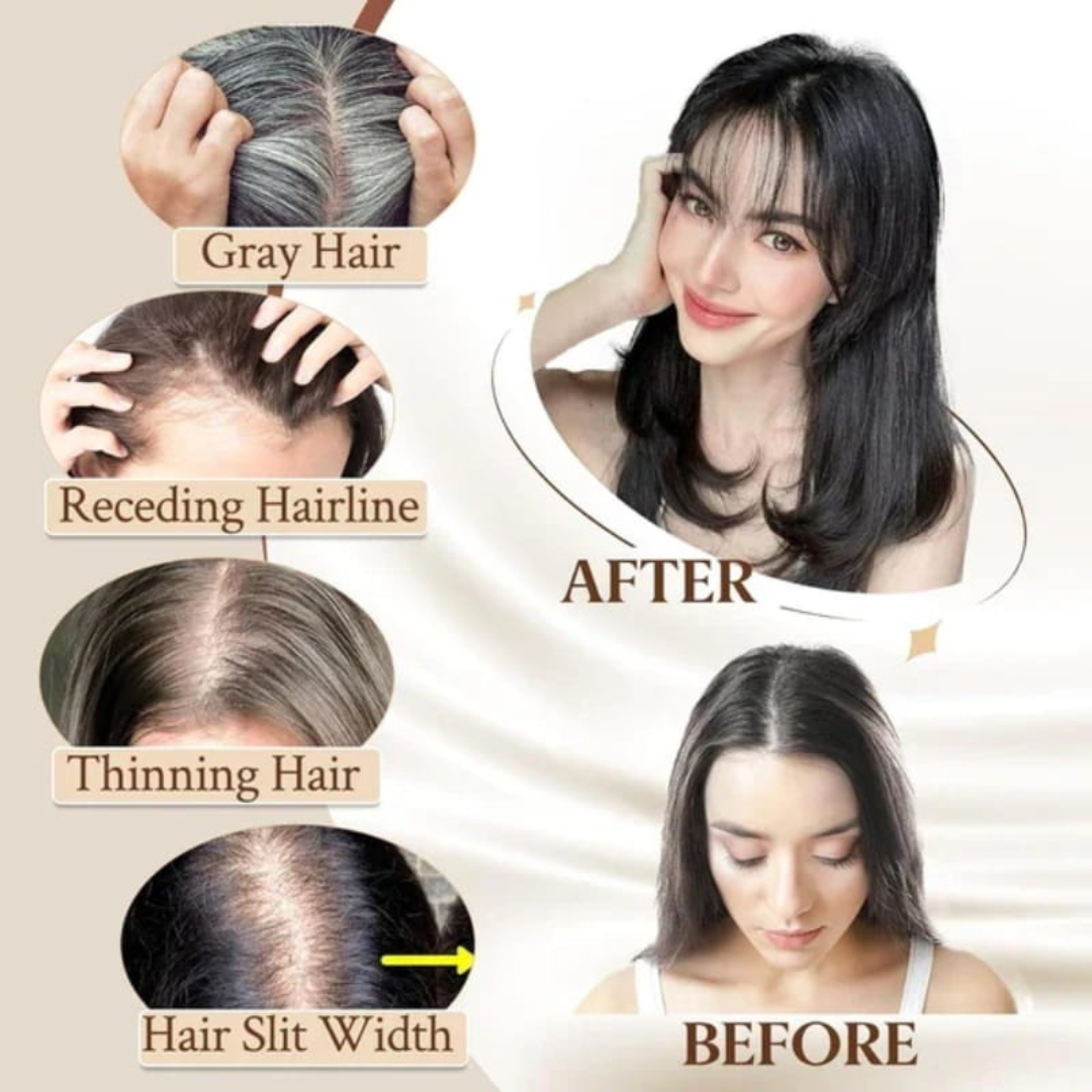 Rose® WigBangs 1+1 GRATIS: Naadloze Pruik Met Natuurlijk Ogende Bangs Uitbreidingen