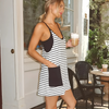 Icone™ DressShorts: Casual Mini Mouwloze Jurk Met Ingebouwde Korte Broek