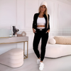 Icone™ OutfitSet: Jas, Tanktop En Broek Casual Outfit Set Voor Dames
